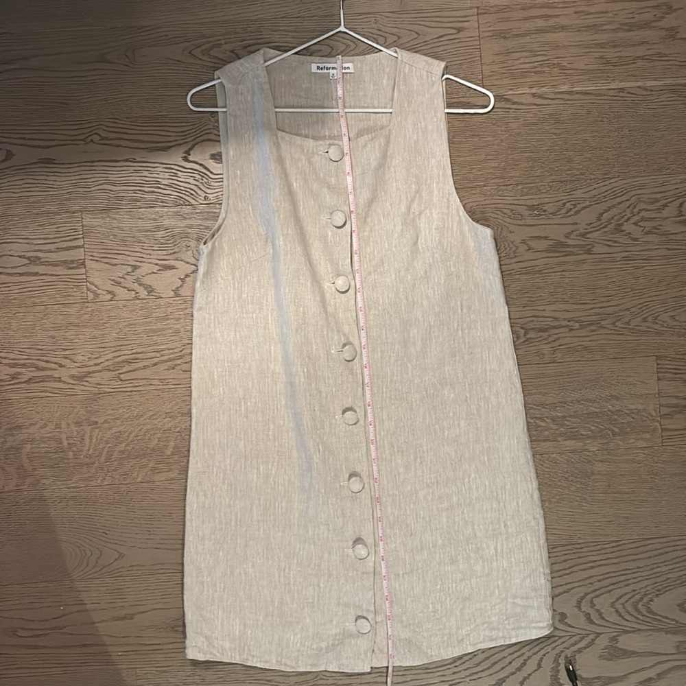 Reformation Dana Linen Mini Dress - Picture 9 of 11